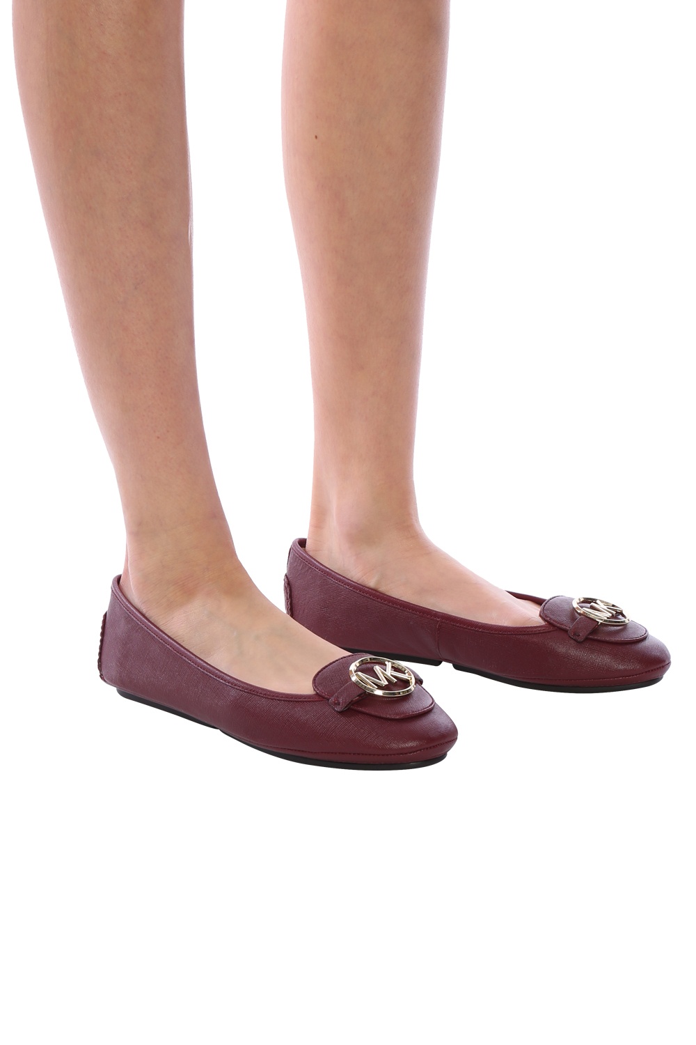 Burgundy 'Lillie' ballet flats Michael Michael Kors - Vitkac Canada